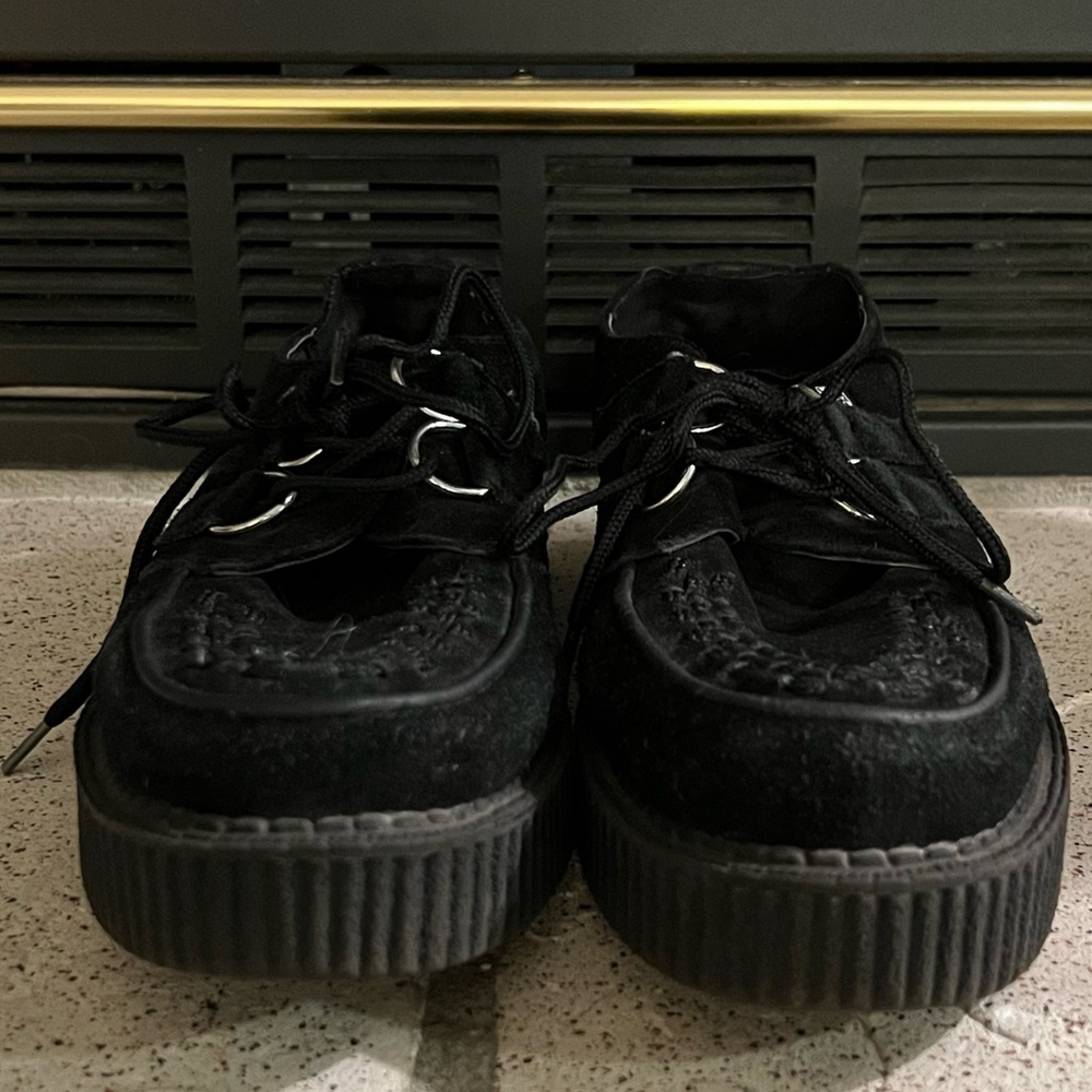 TUK suede Low Creeper Black - Picture 4 of 9